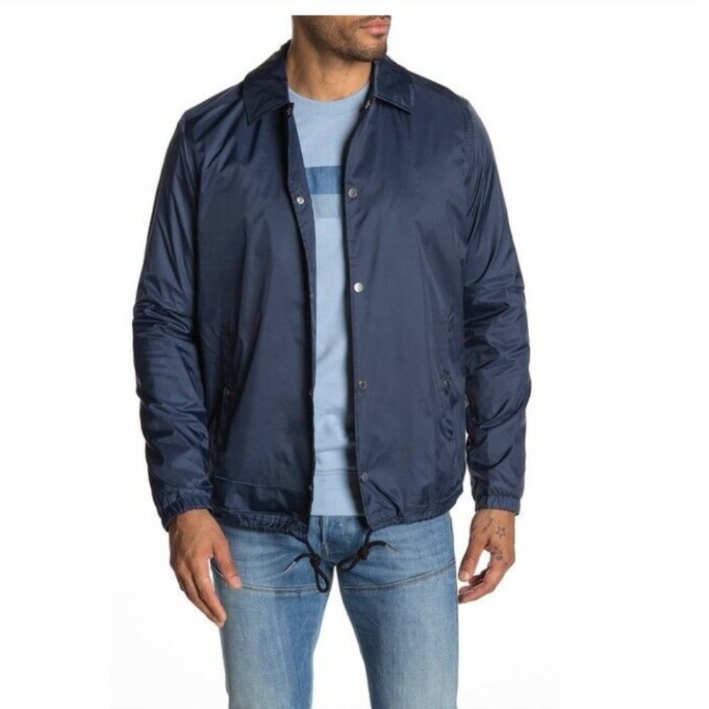 Slate and Stone Men's Windbreaker Jacket Navy L